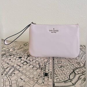 Kate Spade Wristlet Nylon Lilac